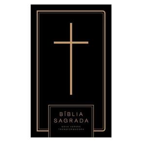 Bíblia Nvt Cruz All Black - Letra Normal