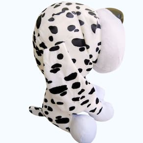 Brinquedo Pelucia Cachorrinho Malhado 30cm para Criança Presente Decoração