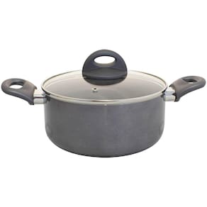 Caçarola Antiaderente Cerâmica Ceramic Life Smart Plus Cinza 24cm - Brinox