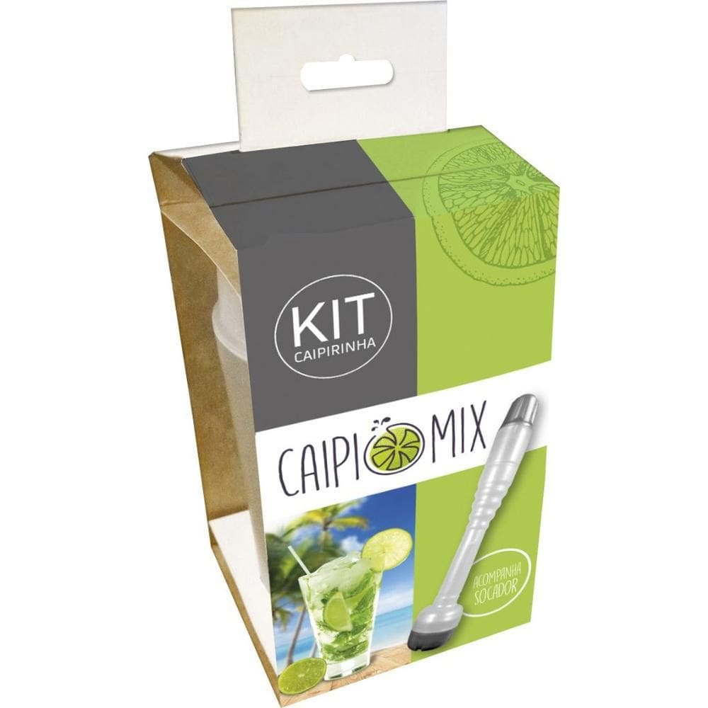 Kit Caipirinha Com Coqueteleira E Socador
