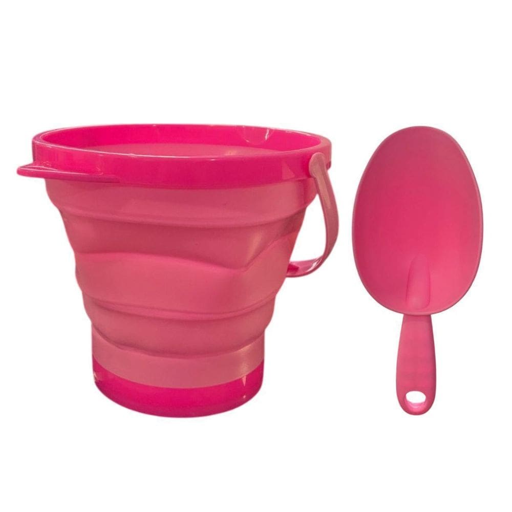 Balde Kit Praia Rosa Brinquedo Aqua Zoop Com Pazinha - Zoop