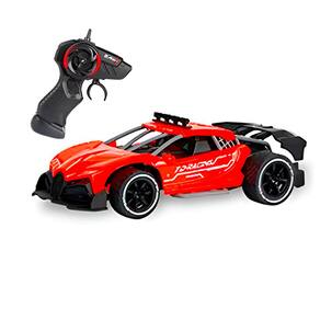Carrinho De Controle Remoto Brinquedo Infantil Criança Vermelho