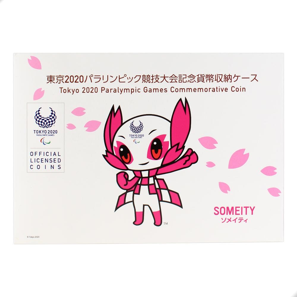 Folder Oficial Moedas Comemorativas Jogos Paralímpicos Tokyo 2020