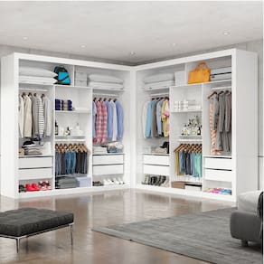 Closet Casal Premium Clarice Com 08 Gavetas Carioca Móveis