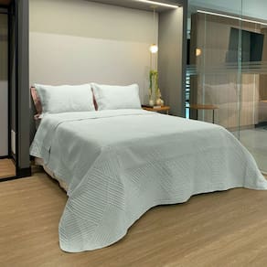 Kit Cobre Leito Solteiro Linenn Com Porta Travesseiro 2 Peças 160x220cm Appel