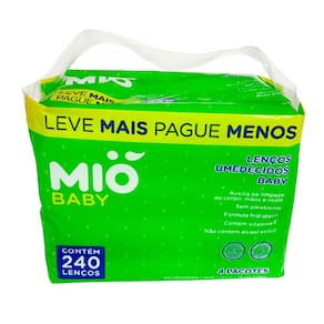 Lenço Umedecido Mió Baby 240 Unidades