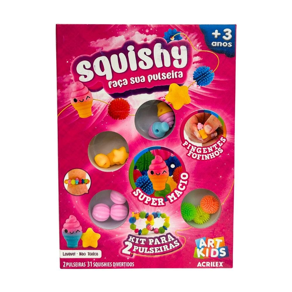 Pulseira Squishy Faça Sua Pulseira Acrilex