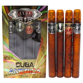 Conjunto de presente Perfume Cuba America by Cuba para homens, spray EDT de 35 ml