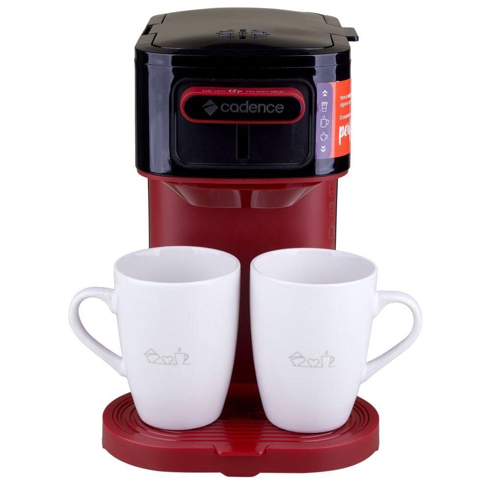 Cafeteira com 2 Xícaras Single CAF230 Cadence Vermelha 127V