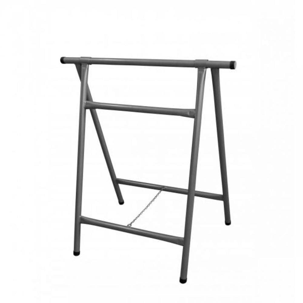 Cavalete Dobravel Utilar Baixo Prata Preto