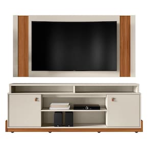 Rack Bancada Montana com Painel Real para TV até 65” - Mobler