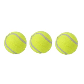 Brinquedo Para Cachorro Kit Bola De Tênis Com 3 Unidades