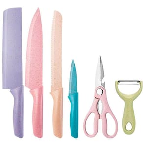 Kit Colorido Em Inox Conjunto De 6 Peças Para Diversos Usos