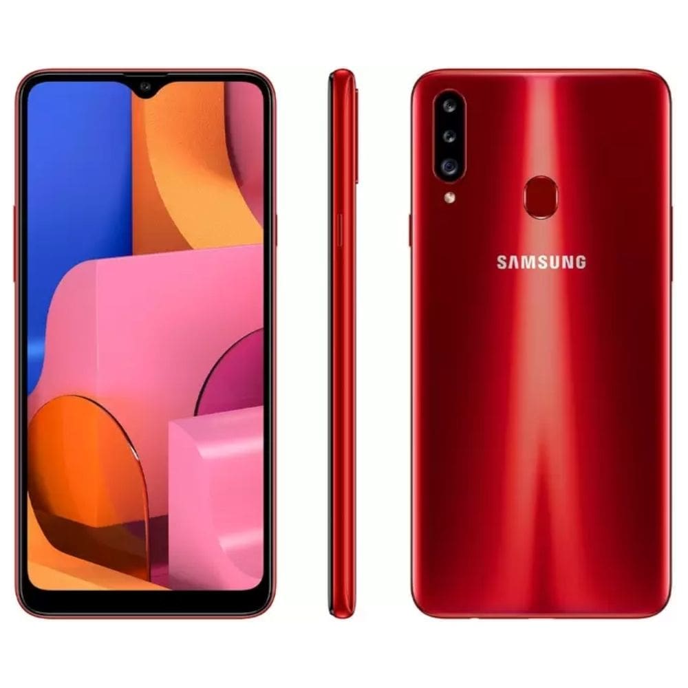Usado: Samsung A20s 32 GB Vermelho - Excelente