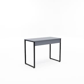 Mesa Home Office - Metalon Preto - MDF Versato