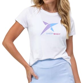 Camiseta Drop Shot Baby Look Game 2.0 Branco
