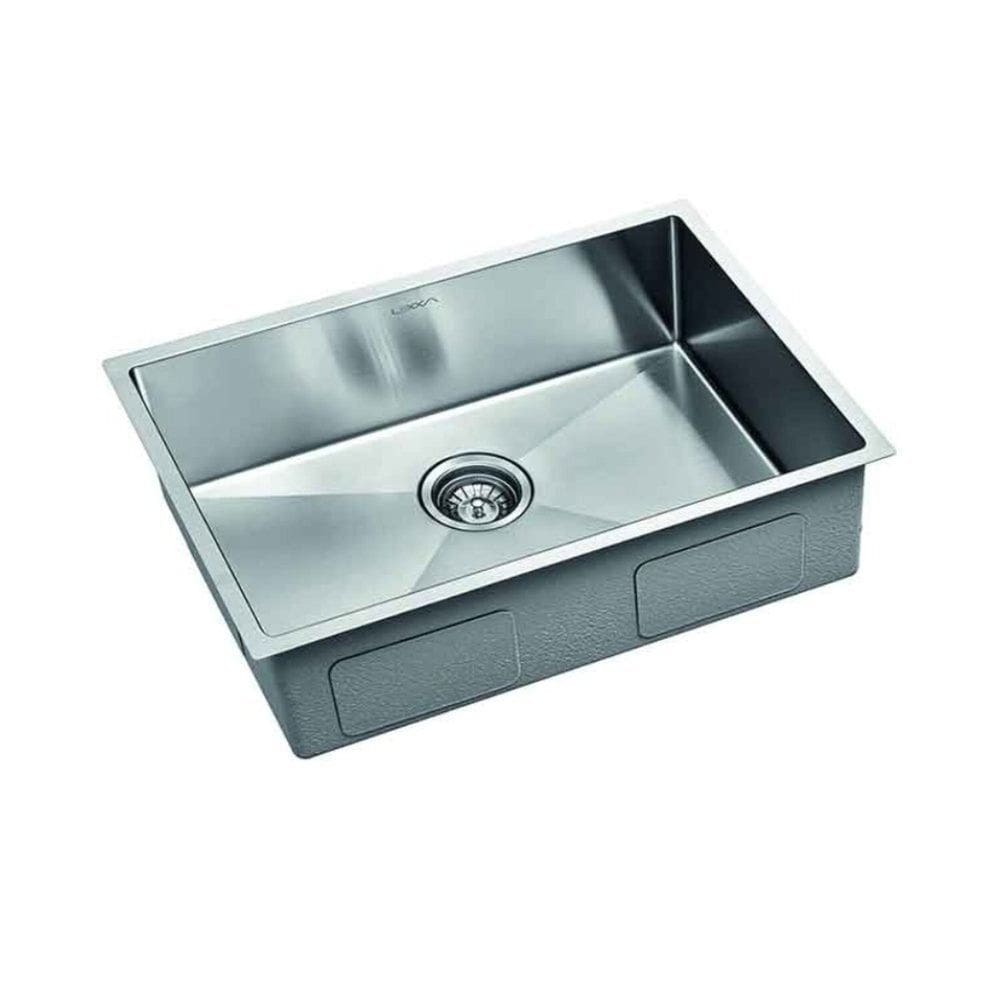 Ccuba para Cozinha 60x40x19cm 10cm Borda, Linha Cubo Sobreposta ou Embutida Natural