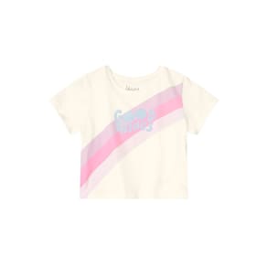 Blusa cropped em cotton infantil menina Young Class