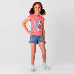 Blusa infantil menina Turma da Mônica Brandili