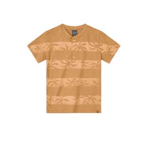 Camiseta infantil menino em malha Mundi