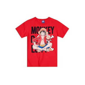 Camiseta One Piece infantil unissex Brandili