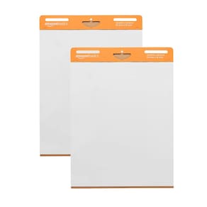 Almofada de cavalete pegajosa Amazon Basics 25x30cm, 2 unidades, branca