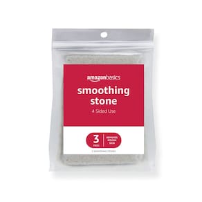 Smoothing Stone, pacote com 3 Amazon Basics Grey
