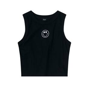Blusa cropped em ribana class infantil menina Young Class