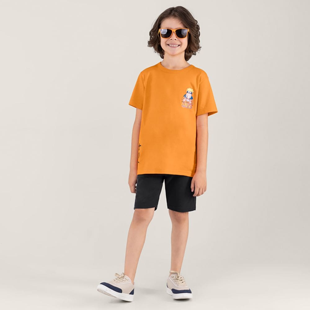 Camiseta Naruto Infantil Unissex Brandili