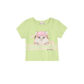 Blusa Cropped Infantil Menina De Gatinho Brandili