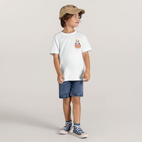 Camiseta Naruto Infantil Unissex Brandili