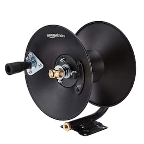 Carretel de mangueira de ar Amazon Basics retrátil 50 pés x 3/8 polegadas