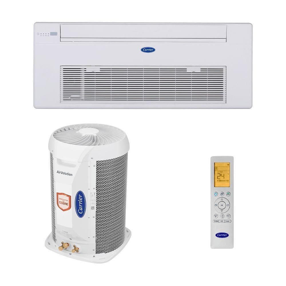 Ar Condicionado Split Cassete 1 Via Carrier Inverter Connect 24.000 BTUs Frio R-32 220V