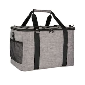 Bolsa térmica Amazon Basics Soft Isolated, 50 latas, com capacidade para 50 latas, cinza