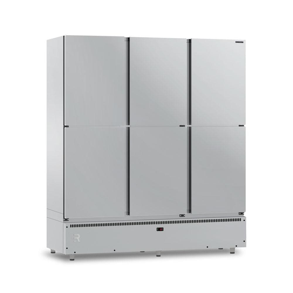 Mini Câmara 6 Portas Resfriados 1152l Inox 0 a 7ºc ar Forçado Motor Inferior Mcr6p - Refrimate 220v