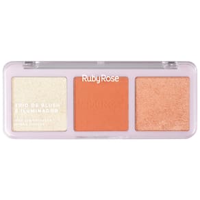 Trio De Blush E Iluminador B20 - Ruby Rose