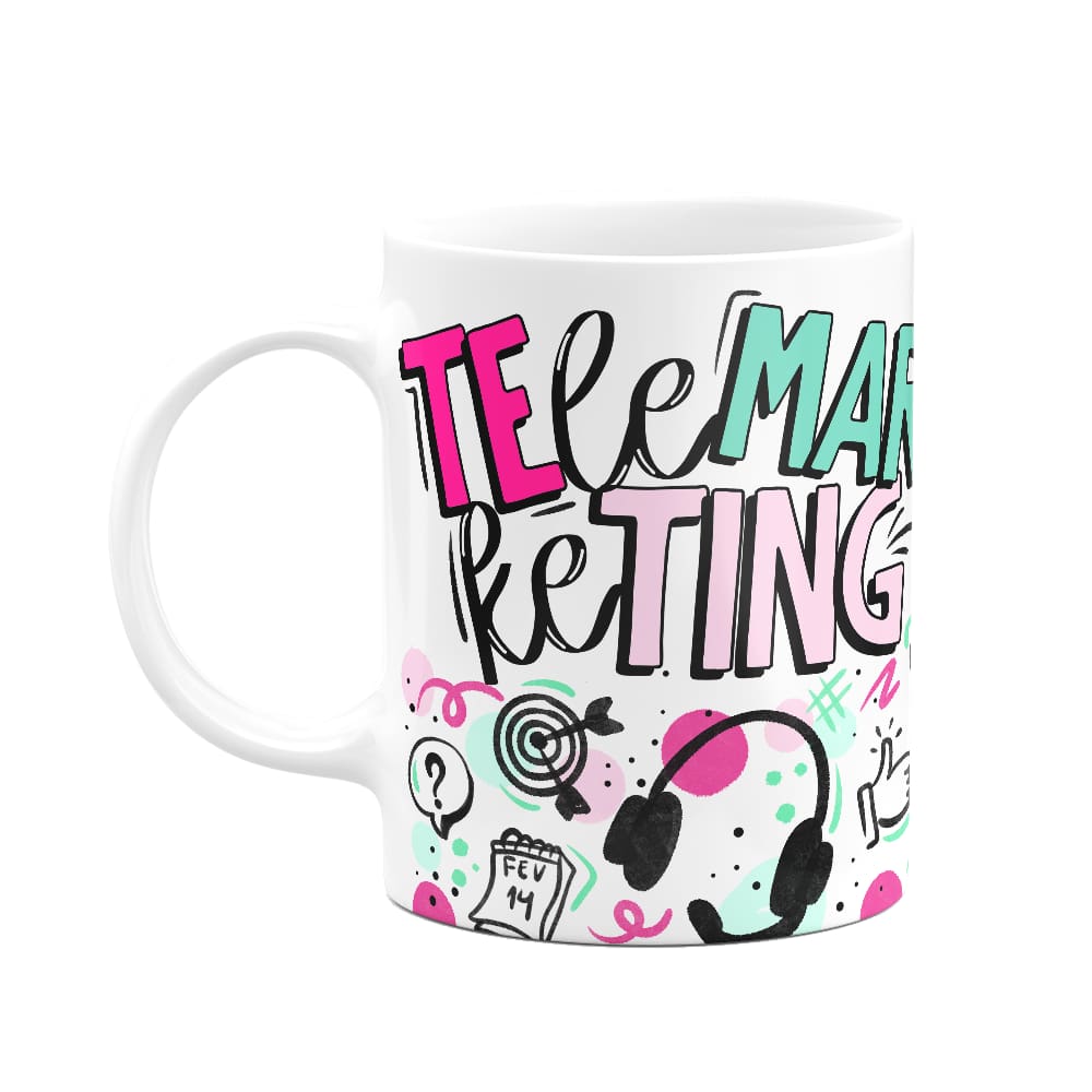 Caneca Profissões - Telemarketing - 325ml - M2