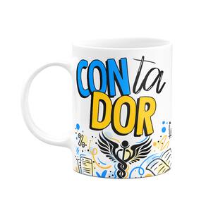 Caneca Profissões - Contador - 325ml - Branca