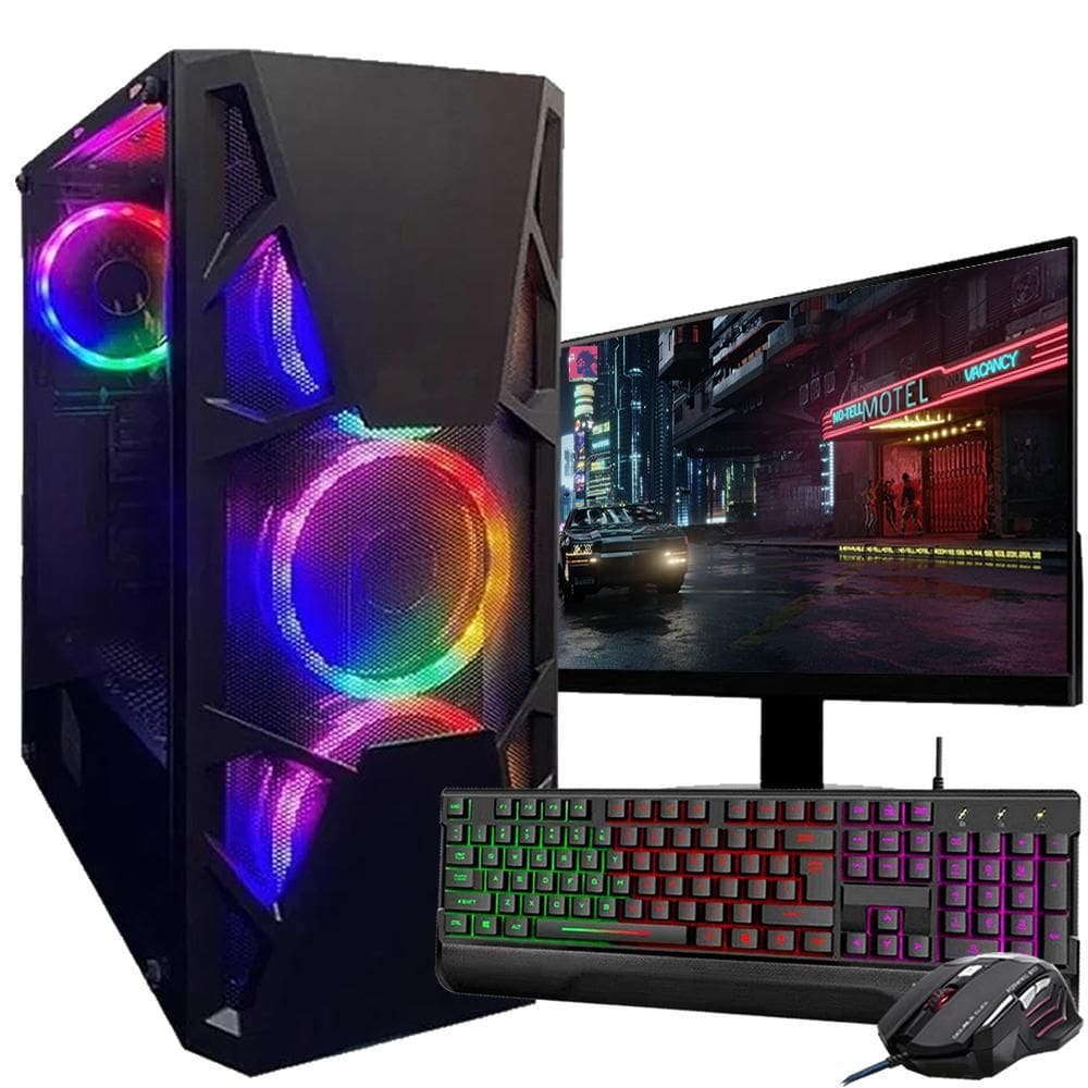 Pc Gamer I5 8Gb Ssd 240 Hd 1Tb Placa De Vídeo Gtx1650