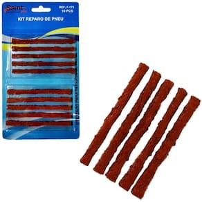 Refil Macarrao Reparo Pneu Saint Plus 10 Pecas 6Mmx10Cm