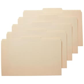 Pastas de arquivos: Amazon Basics, tamanho legal, 8,5 x 14", pacote com 100