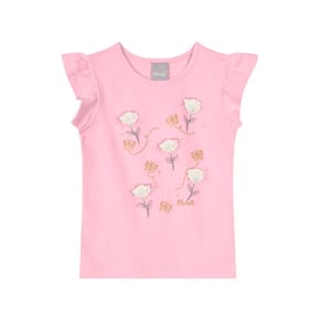 Blusa infantil menina em cotton Mundi