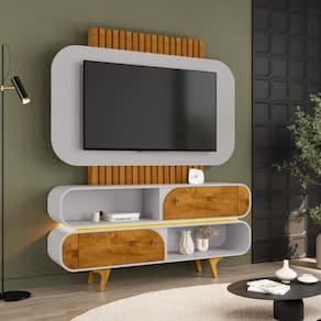 Home TV 55 Polegadas Genebra Naturalle/Off-White