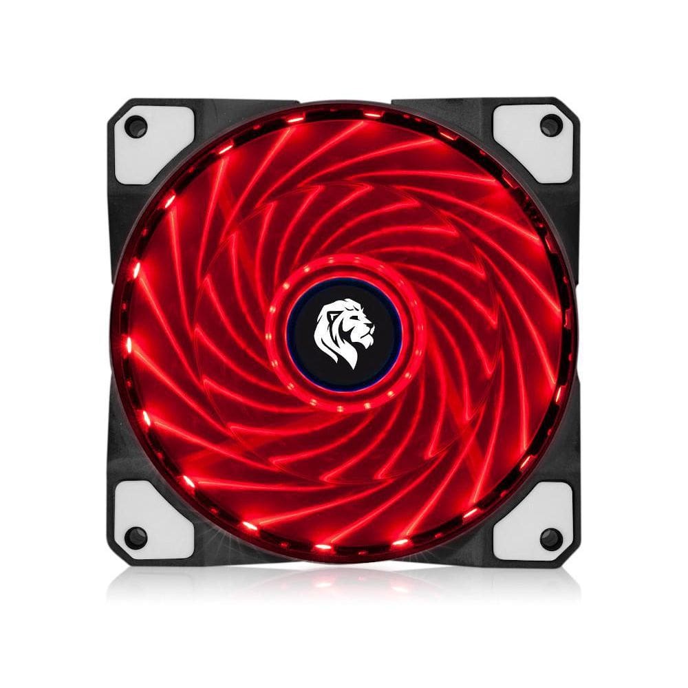Cooler Hayom Fc1300 Fan Vermelho Estático 12X12Cm