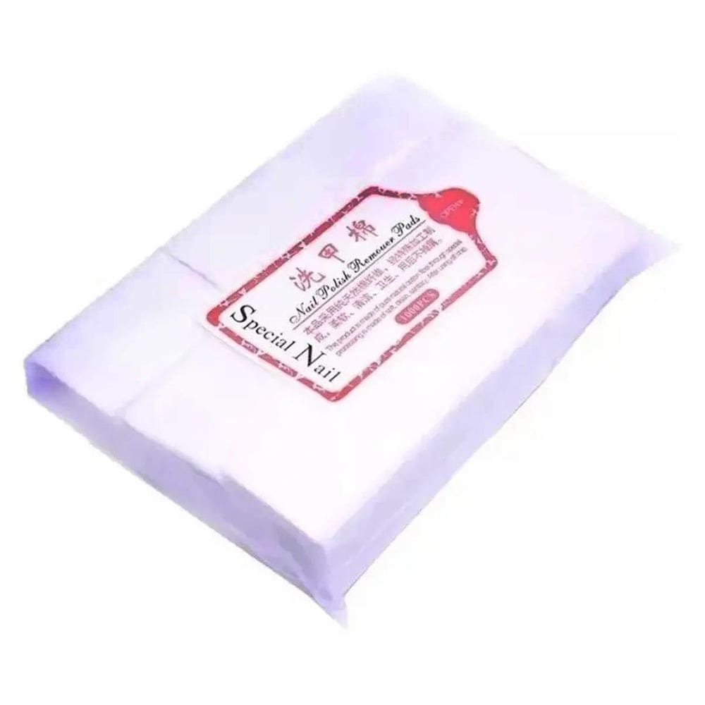 Algodão Prensado Egípcio Remoção Esmaltes Unha 1000Un