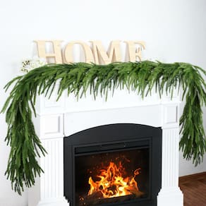 Guirlanda de Natal UOROMI Realistic Real Touch Norfolk Pine