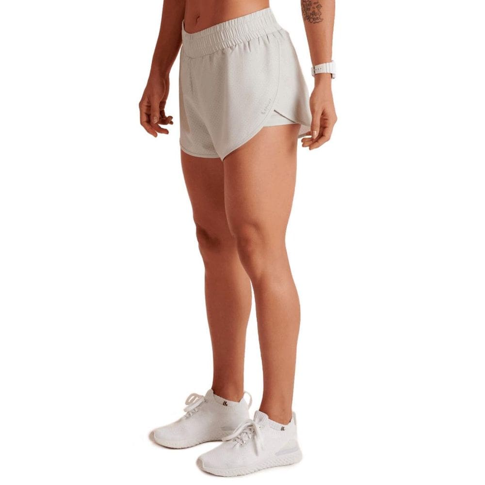 Short Lupo LSport AF Duplo Running Feminino - Cinza