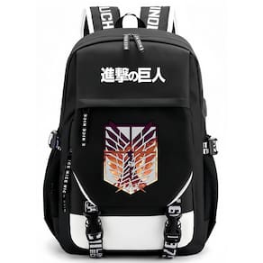 Mochila beibao3 Attack on Titan College Style Brown Wings