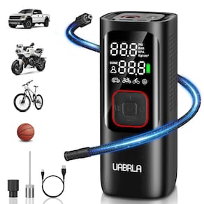 Inflador de pneus UABRLA Compressor de ar portátil 160PSI 25000mAh