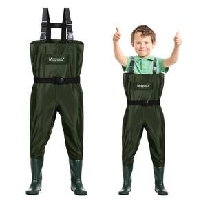Chest Waders Magreel impermeável de nylon para crianças pescando e caçando